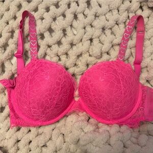 Victoria's Secret Pink Lace Push-Up Bra
